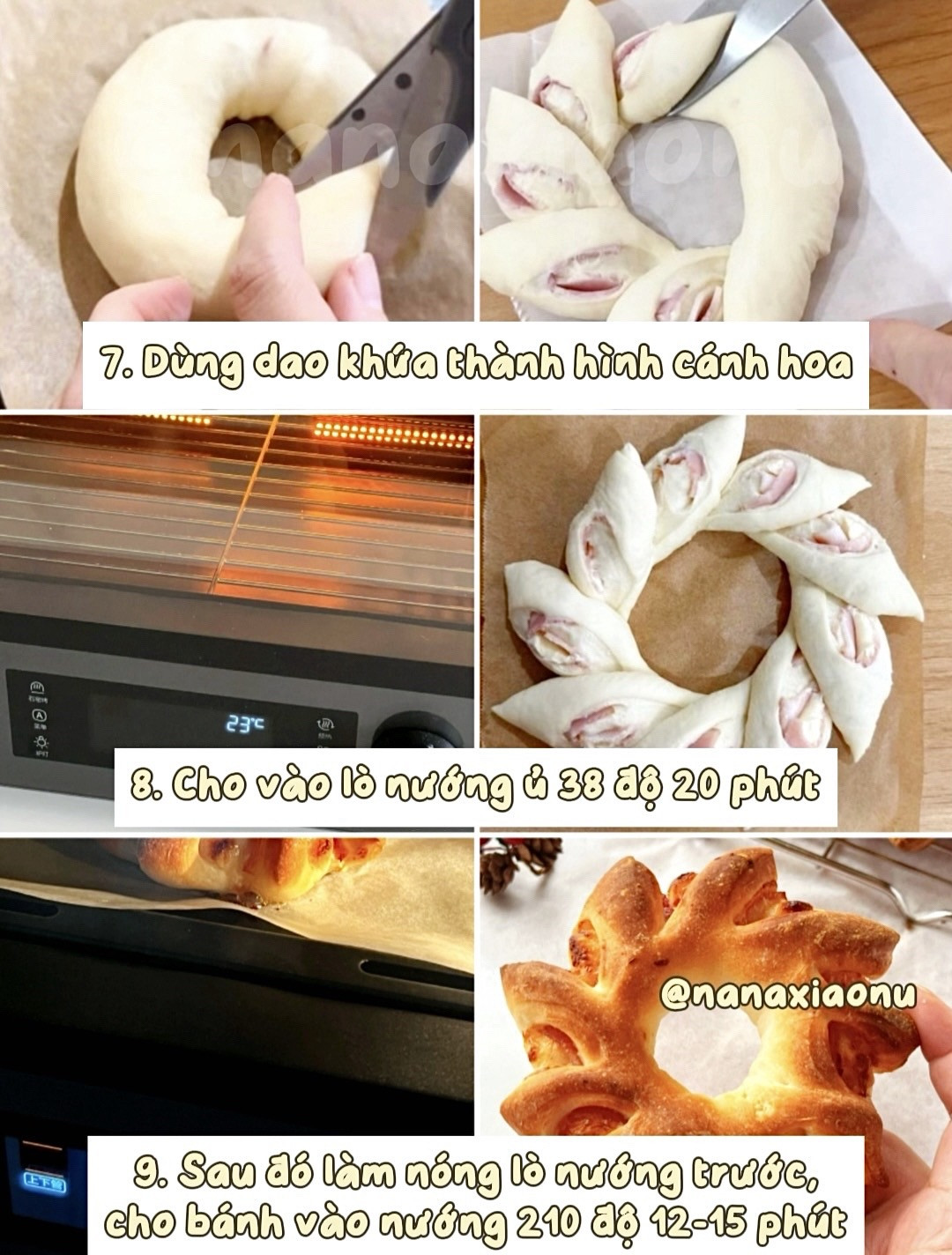 Bánh mì vòng Giáng Sinh