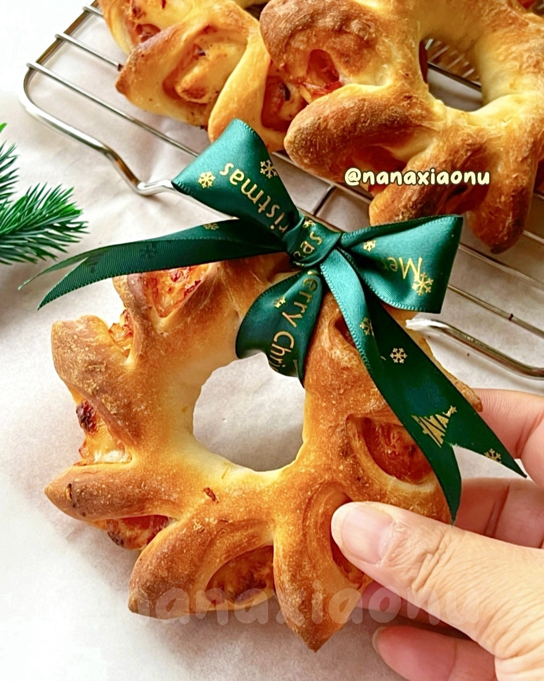 Bánh mì vòng Giáng Sinh