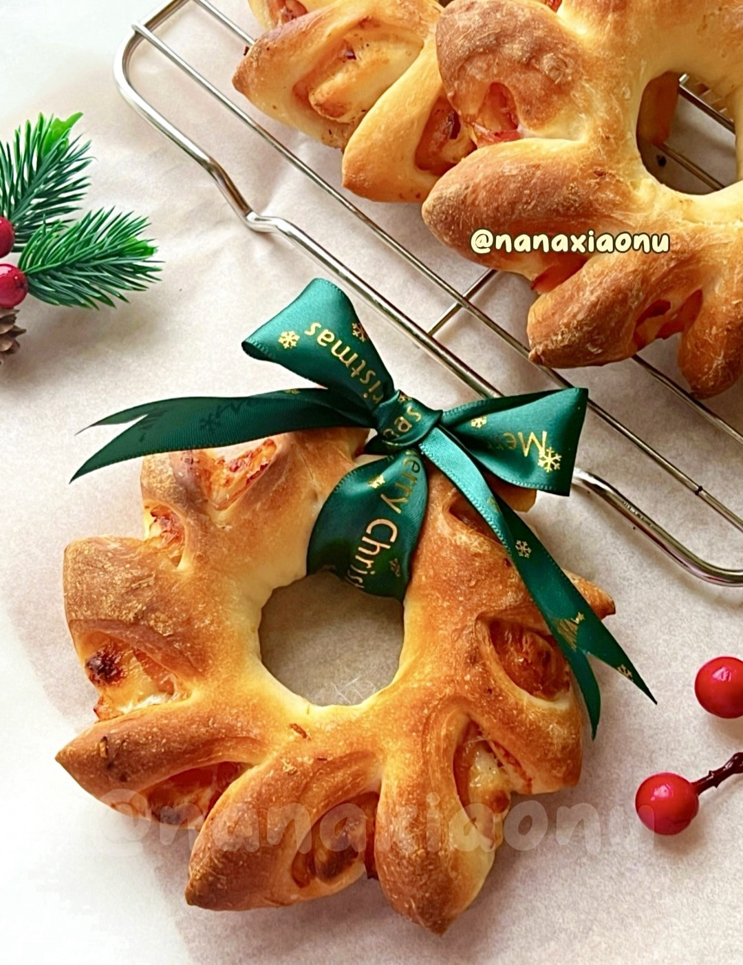 Bánh mì vòng Giáng Sinh