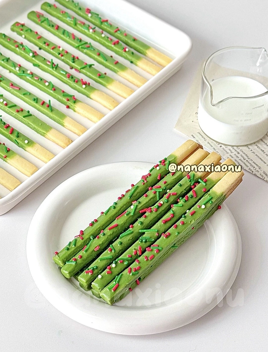 Bánh Que Matcha Giáng Sinh Ngọt Ngào Cho Mùa Lễ Hội