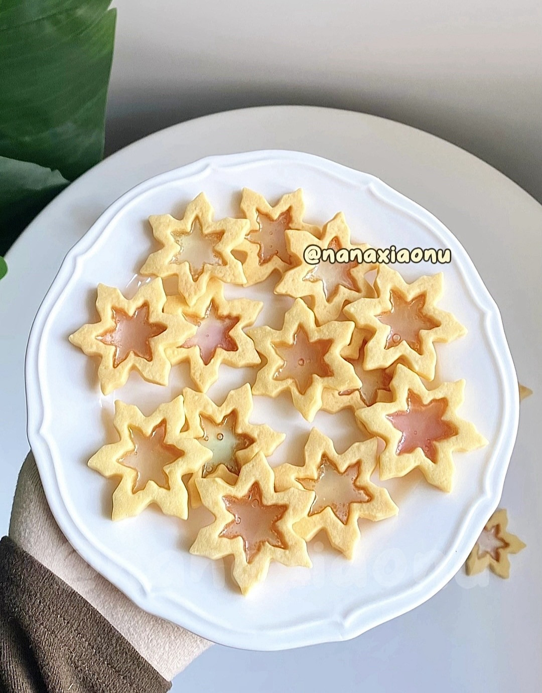 Bánh Quy Bông Tuyết Pha Lê Lung Linh Giáng Sinh