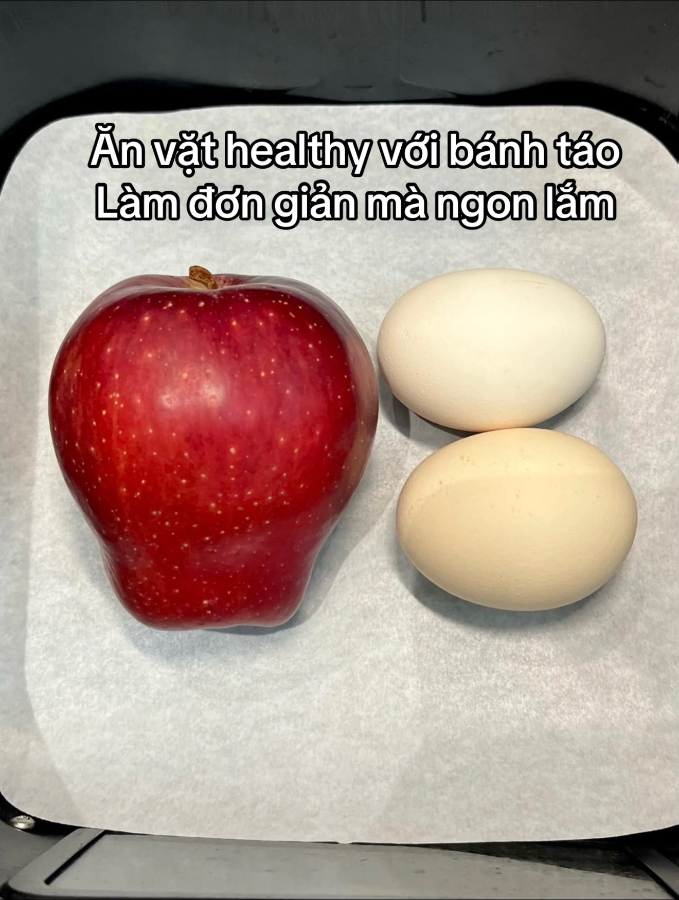 Bánh Táo Trứng Nướng - Ăn Vặt Healthy Ngon Tuyệt