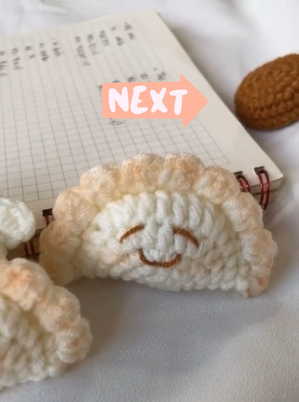 Biểu đồ móc len bánh bao dễ thương và đơn giản cho người mới bắt đầu