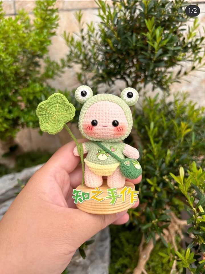 Bộ sưu tập búp bê móc len phong cách thú đáng yêu