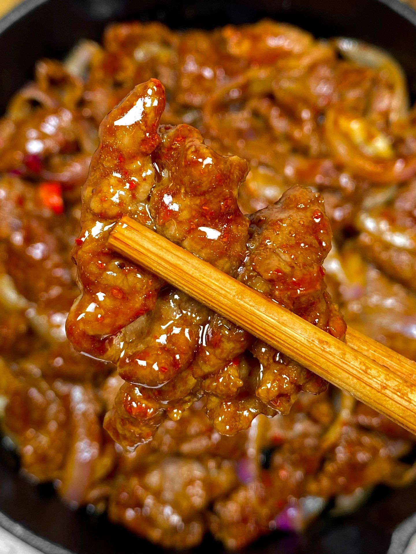 Bò xào cay