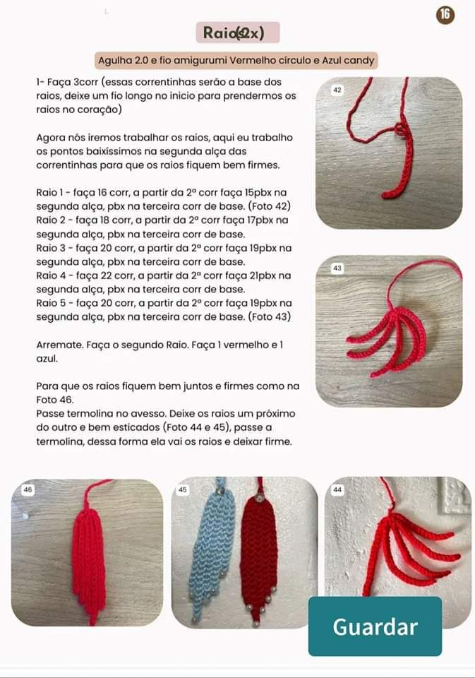 Boneco de Crochê de Jesus com Detalhes Coloridos