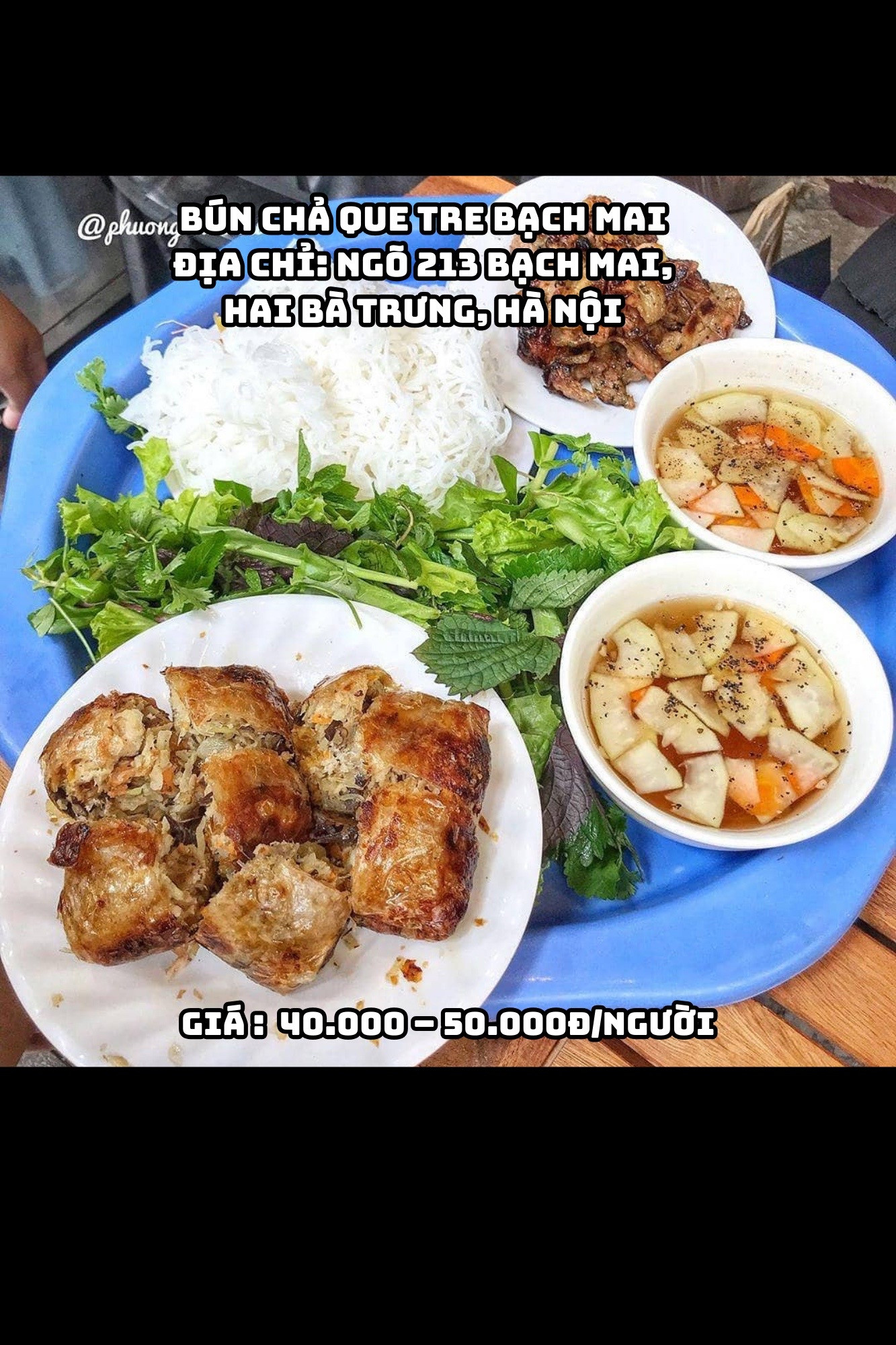 Bún chả Hà Nội thơm lừng hương vị truyền thống