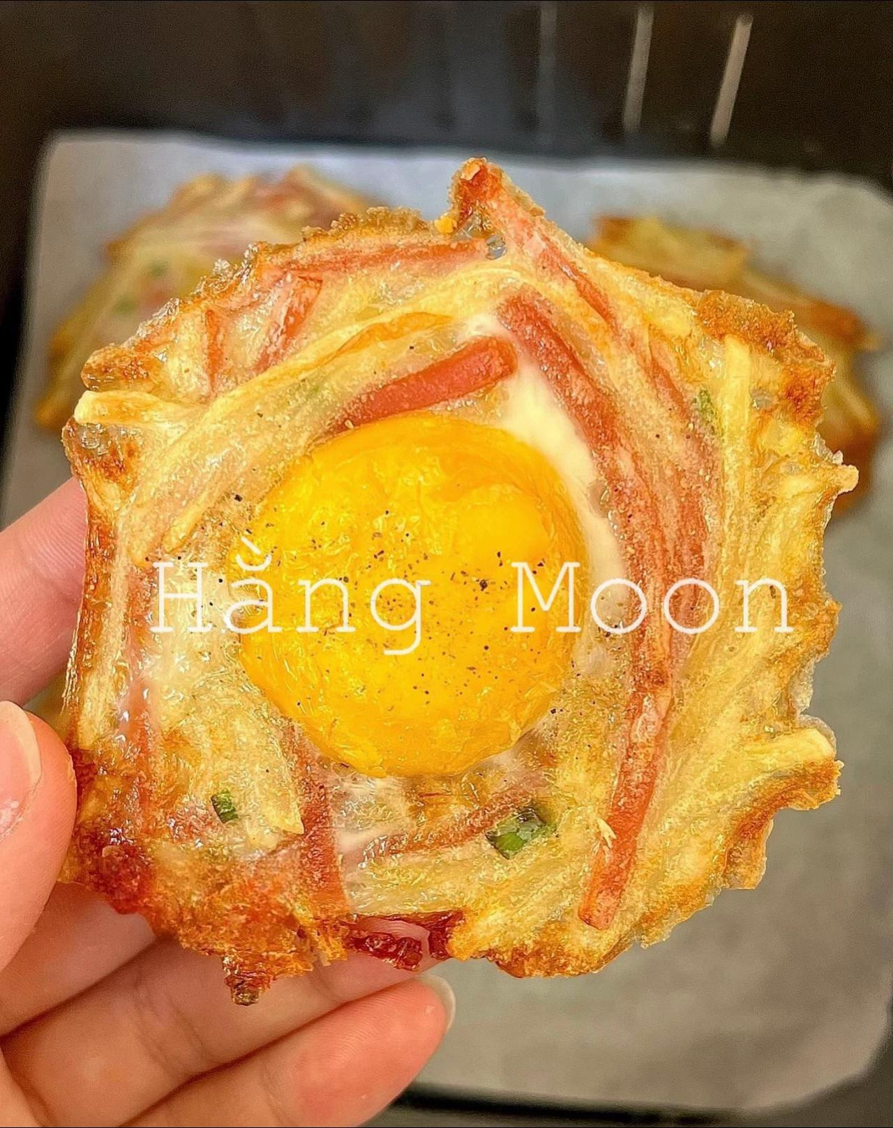 CÁCH LÀM BÁNH KHOAI TÂY TRỨNG BẰNG NỒI CHIÊN KHÔNG DẦU