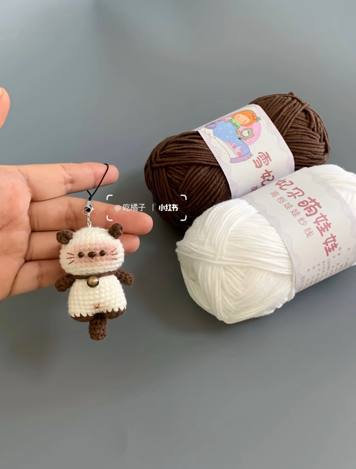 Cách móc len móc khoá mèo dễ thương và đáng yêu