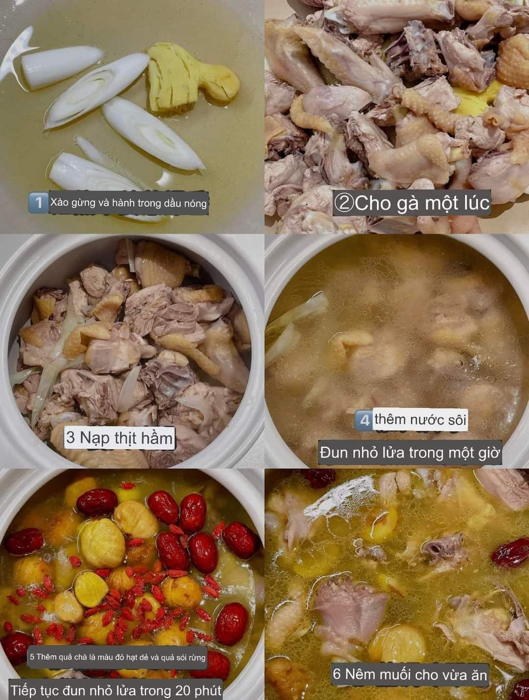 Canh Gà Hầm Hạt Dẻ Thơm Ngon Đậm Đà