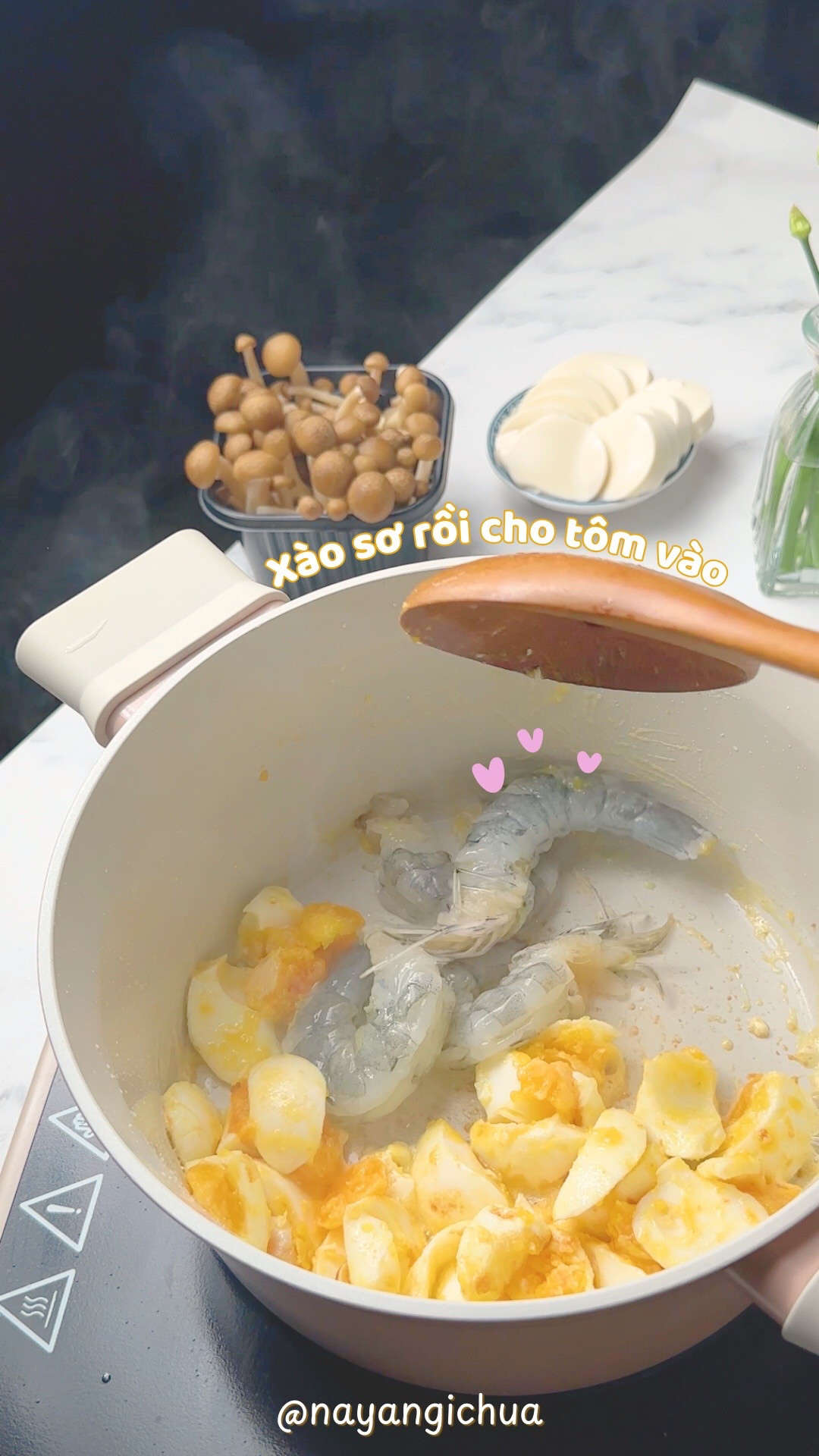 Canh Trứng Muối Tôm Thơm Ngon Khó Cưỡng