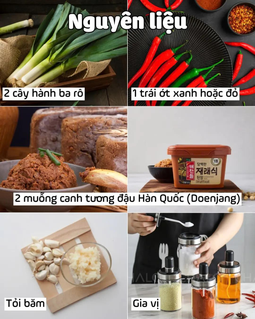Canh tương đậu Hàn Quốc