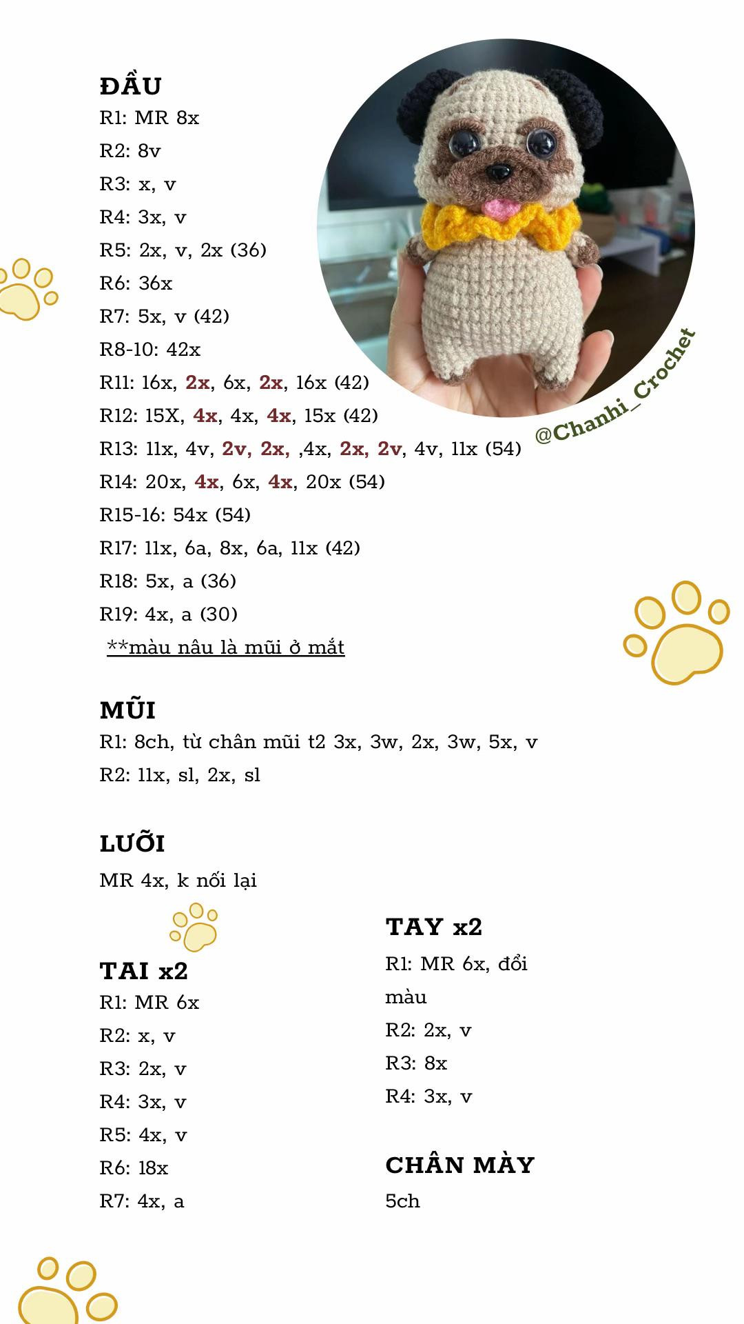 Chart bé Pug cho ai cần nhooo😍