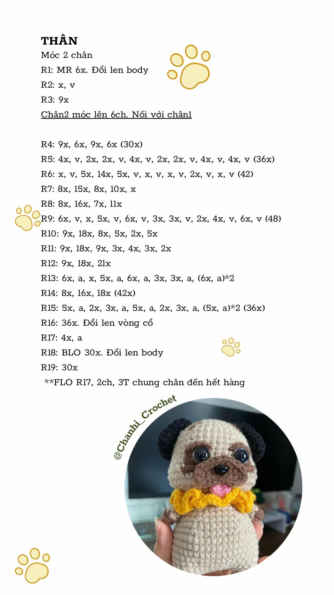 Chart bé Pug cho ai cần nhooo😍