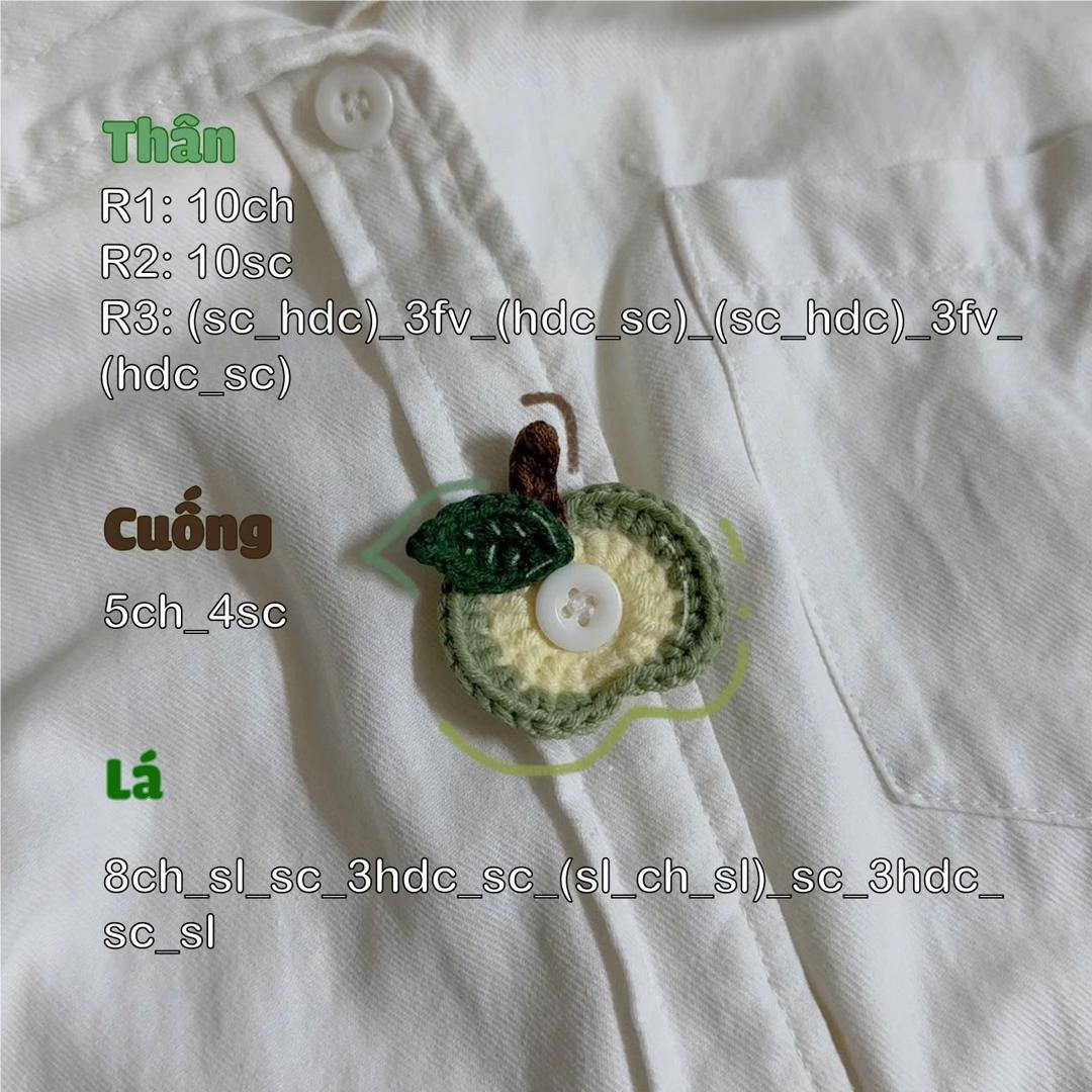 Chart khuy cài cúc áo part 2💋