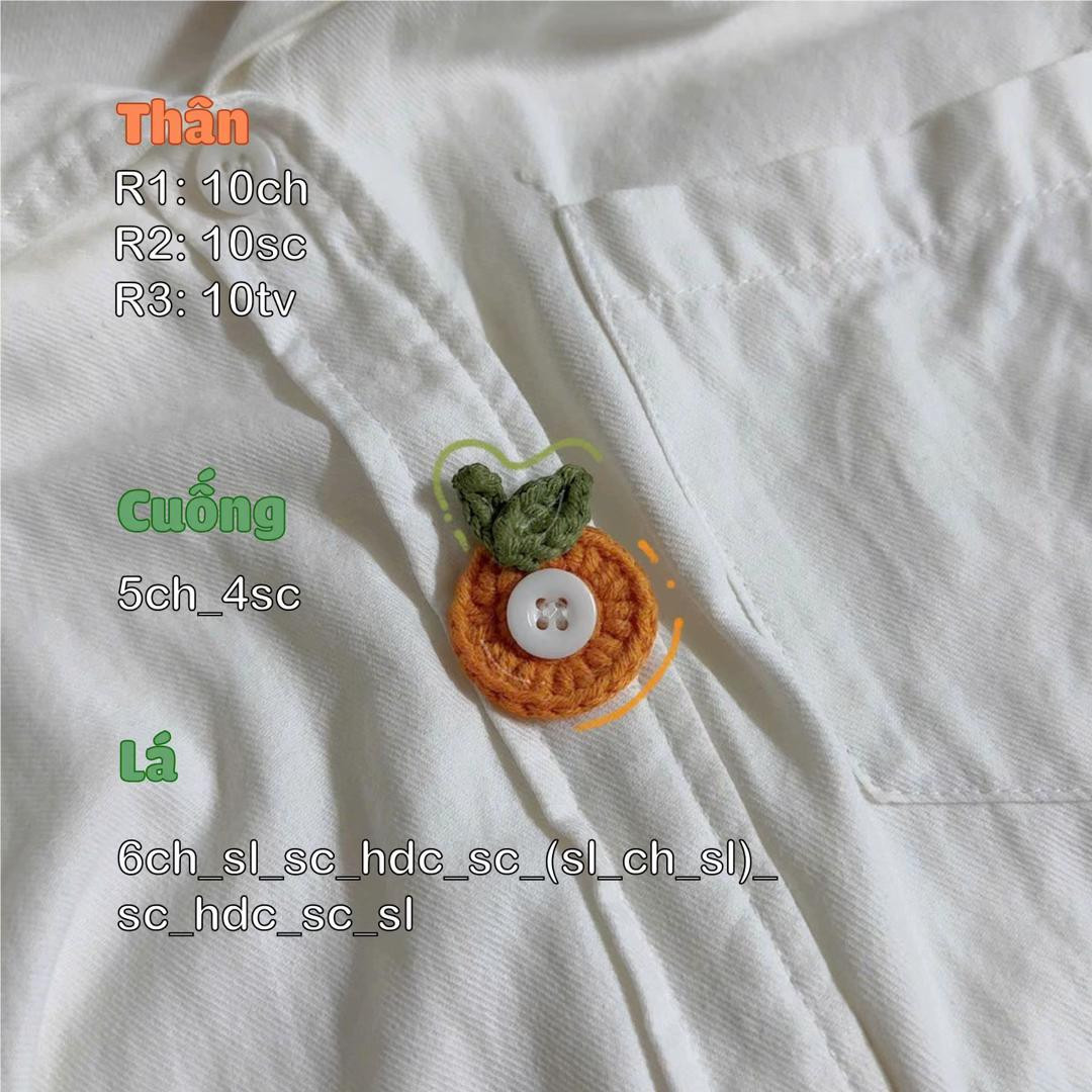 Chart khuy cài cúc áo part 2💋