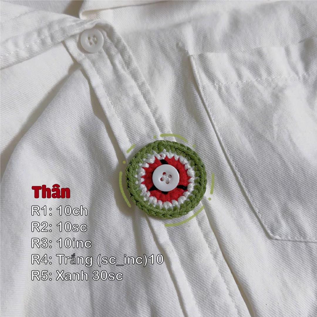 Chart khuy cài cúc áo part 2💋