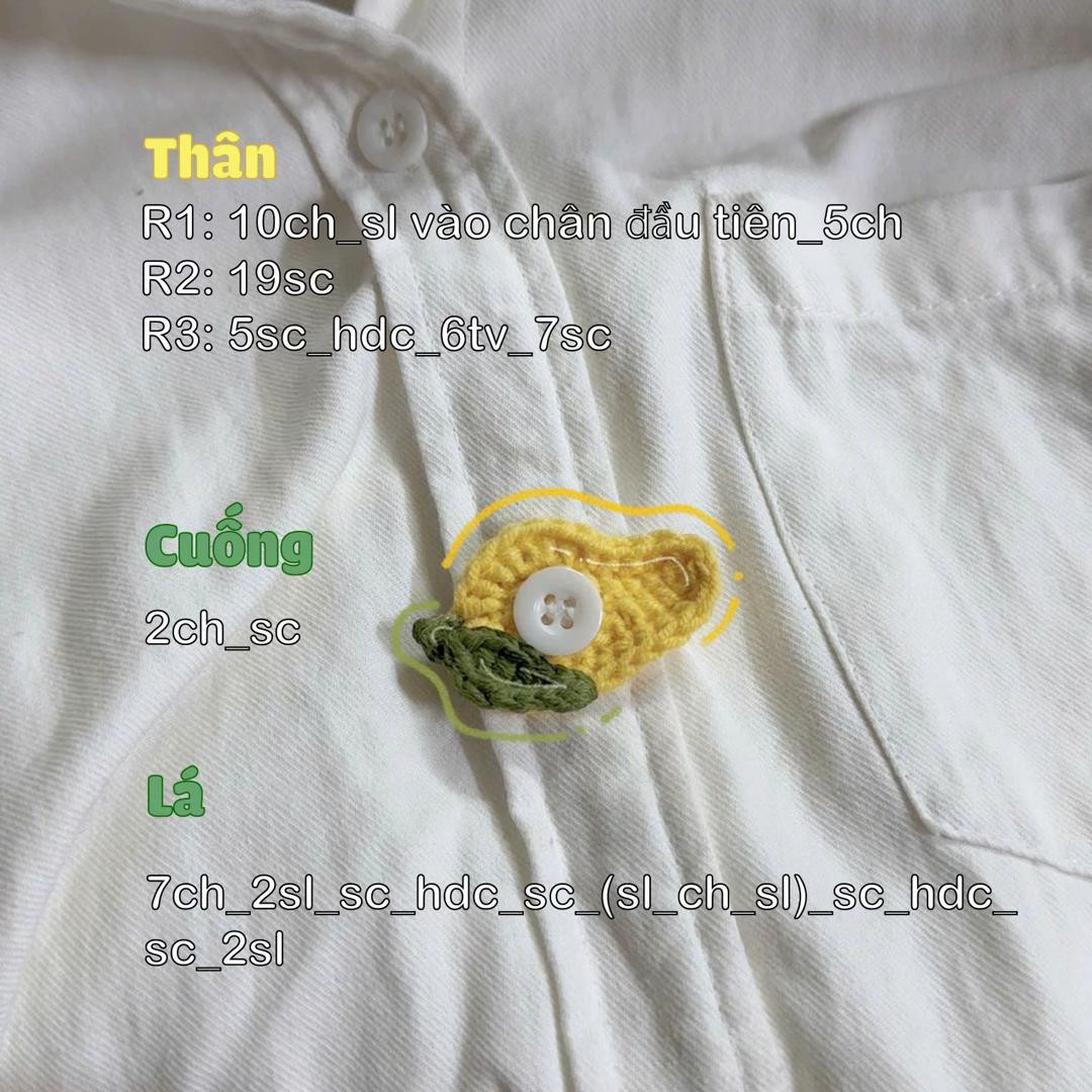 Chart khuy cài cúc áo part 2💋