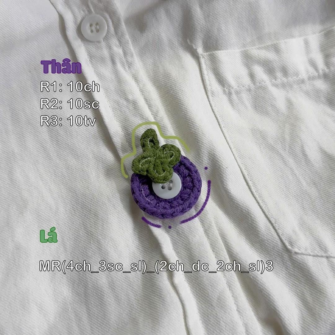 Chart khuy cài cúc áo part 2💋