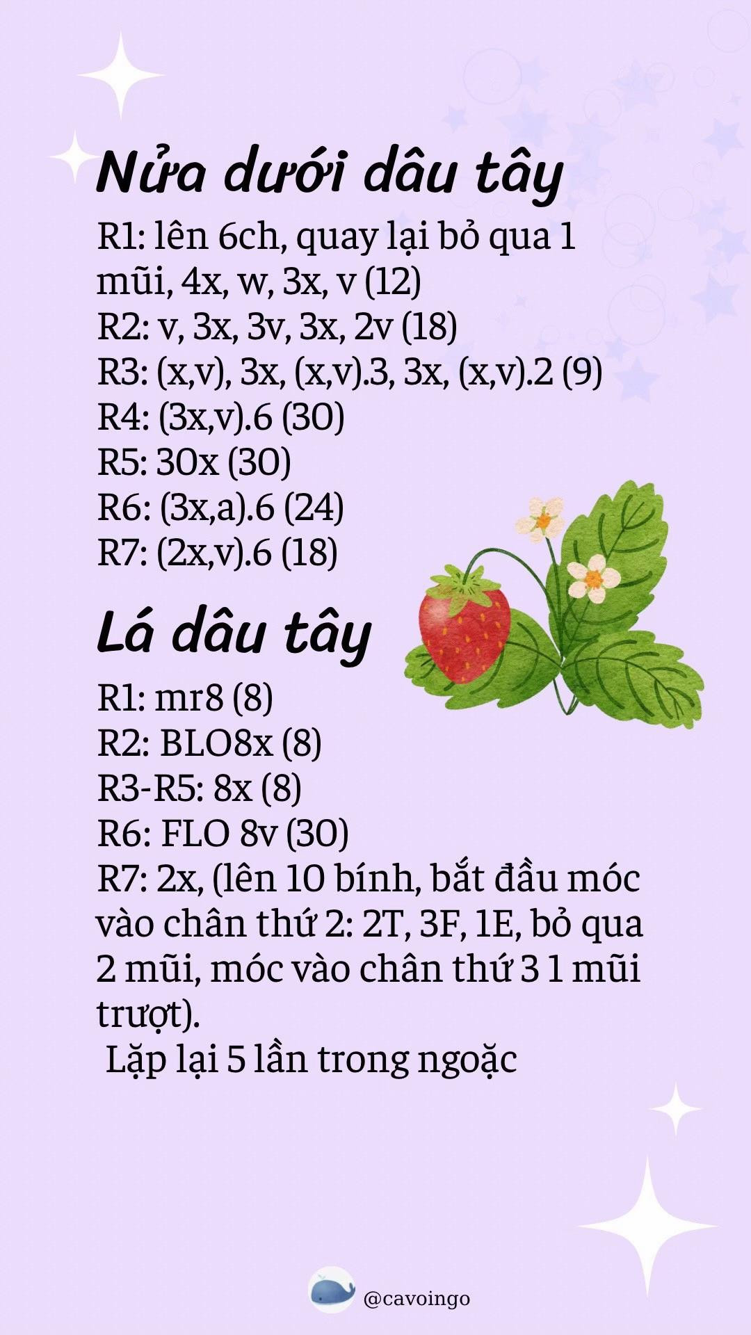 Chart móc len bánh gấu dễ thương cho người mới bắt đầu