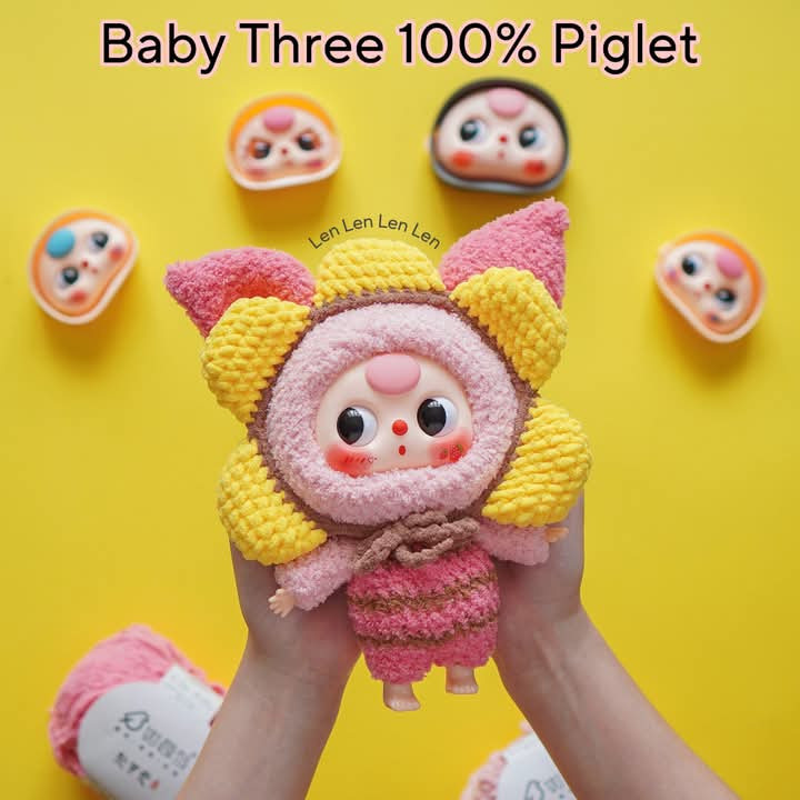 Chart móc len búp bê mèo Garfield dễ thương