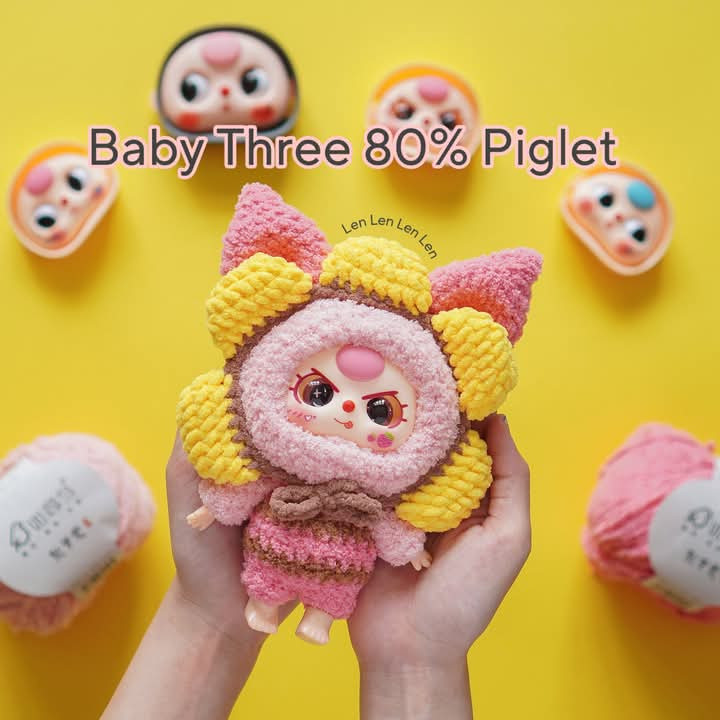 Chart móc len búp bê mèo Garfield dễ thương