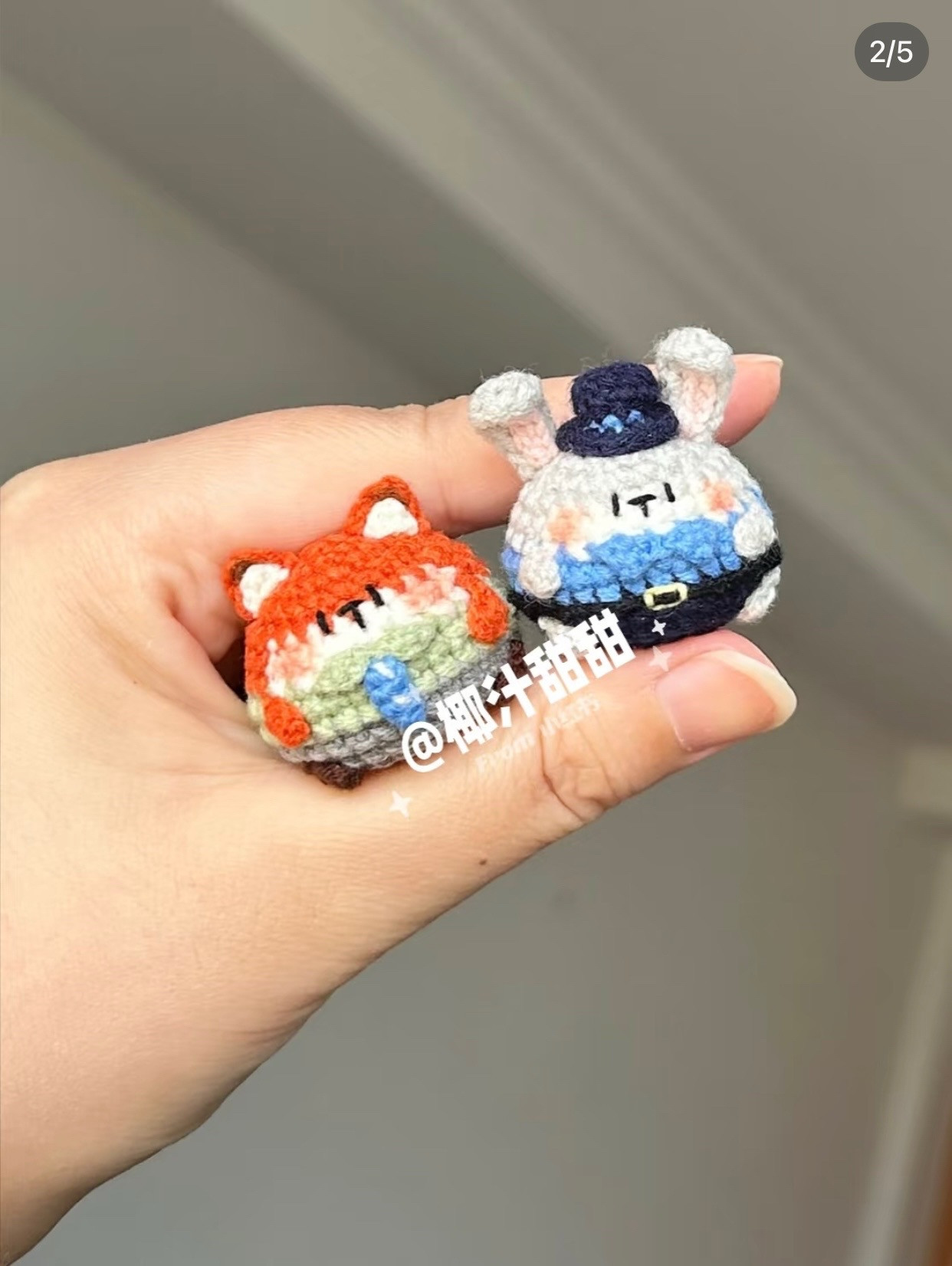 Chart móc len hình thú đáng yêu cho người mới bắt đầu