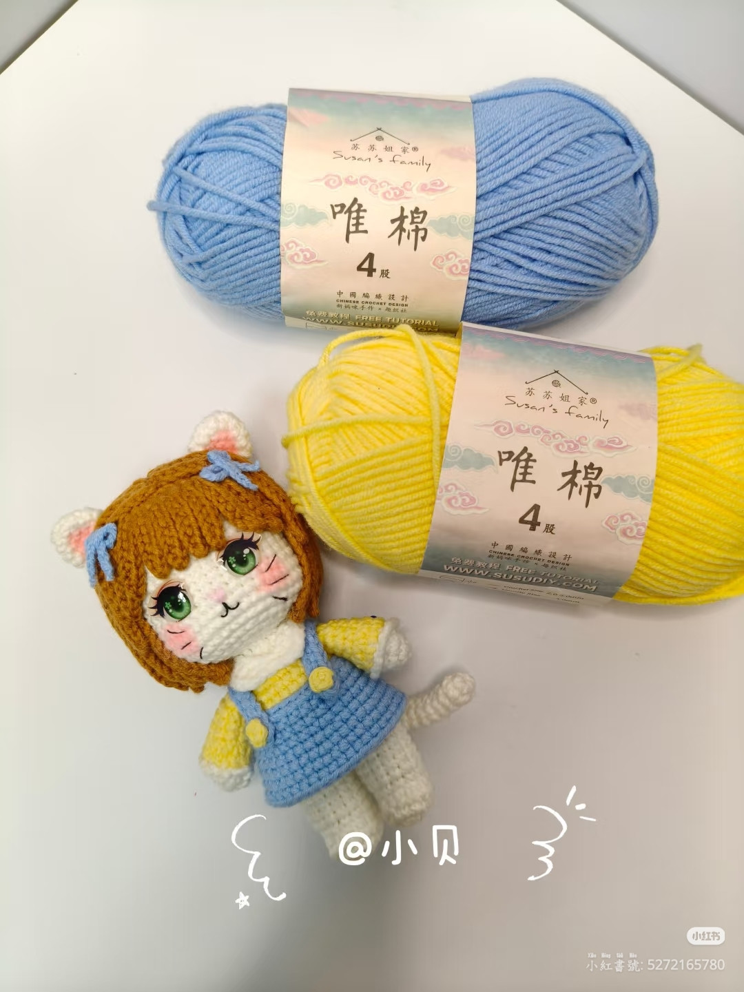 Chart móc len Mèo Con dễ thương cho người mới bắt đầu