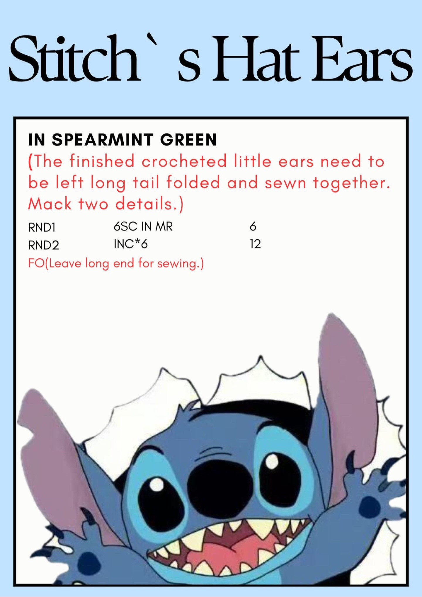 Chart móc len miễn phí hình thú dễ thương và sáng tạo