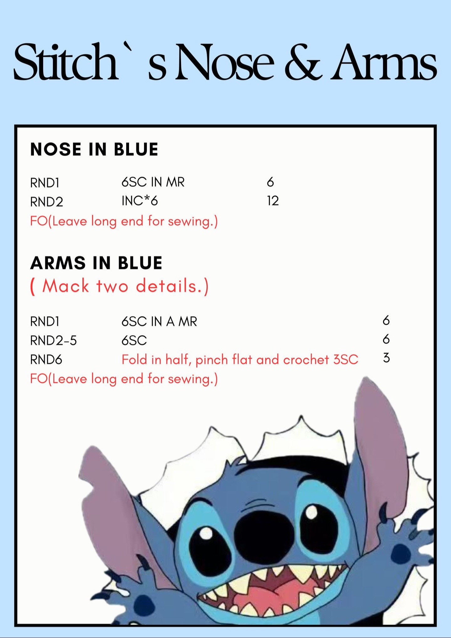 Chart móc len miễn phí hình thú dễ thương và sáng tạo