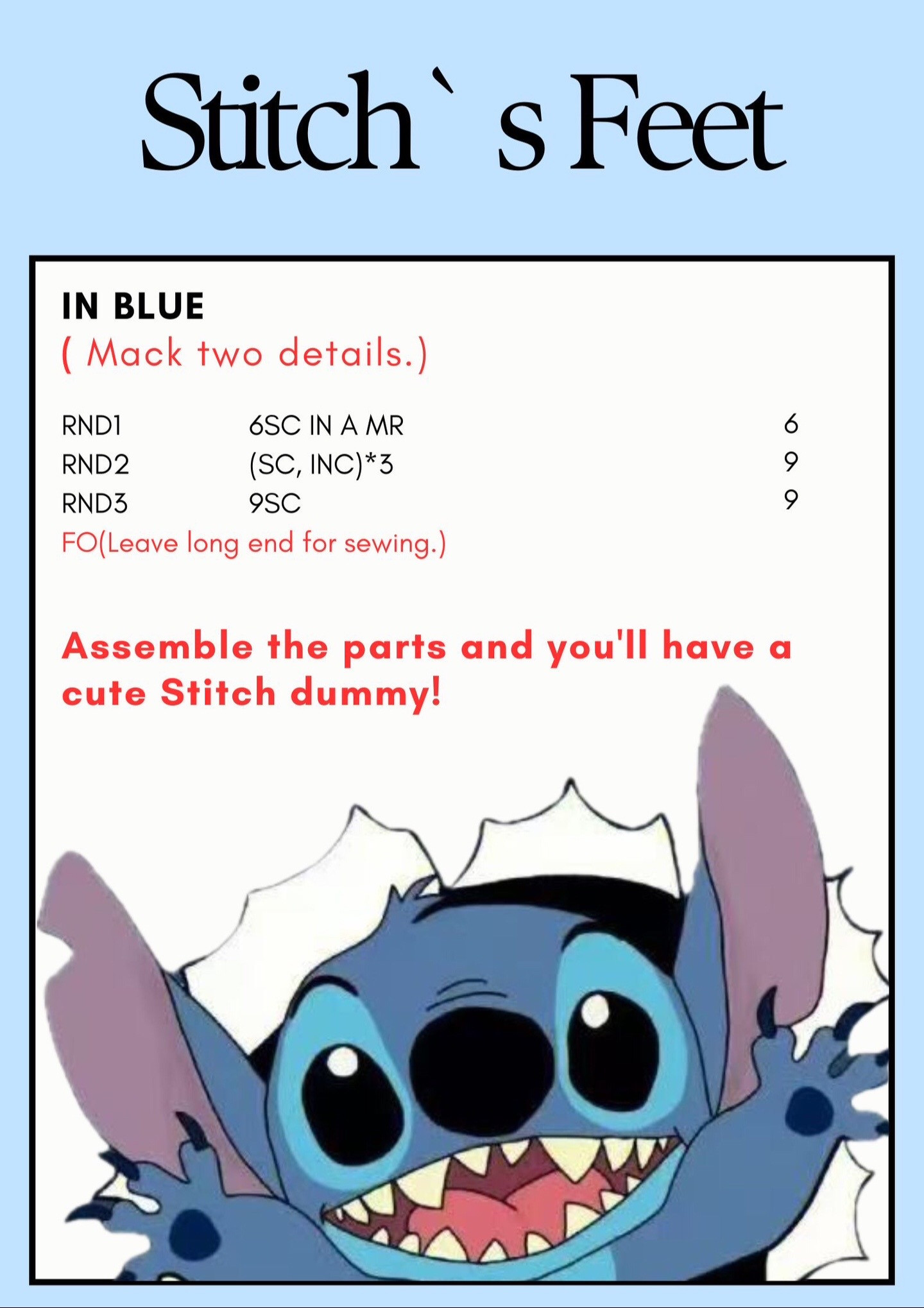 Chart móc len miễn phí hình thú dễ thương và sáng tạo