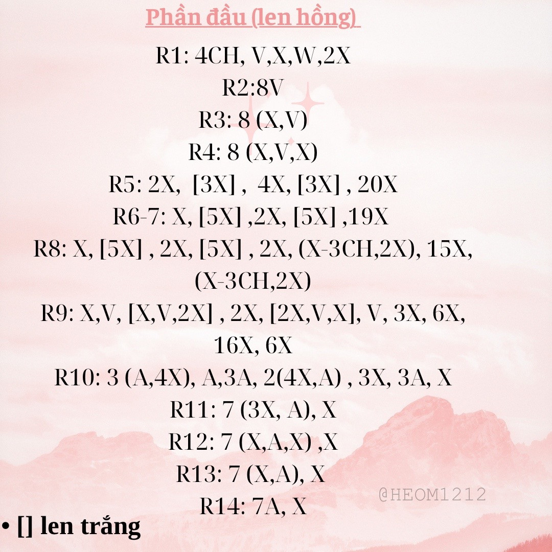 Chart Rena Belle 🧶