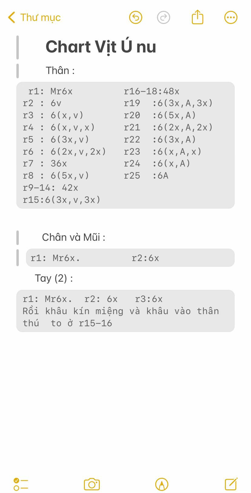 Chú vịt con móc len dễ thương làm quà tặng