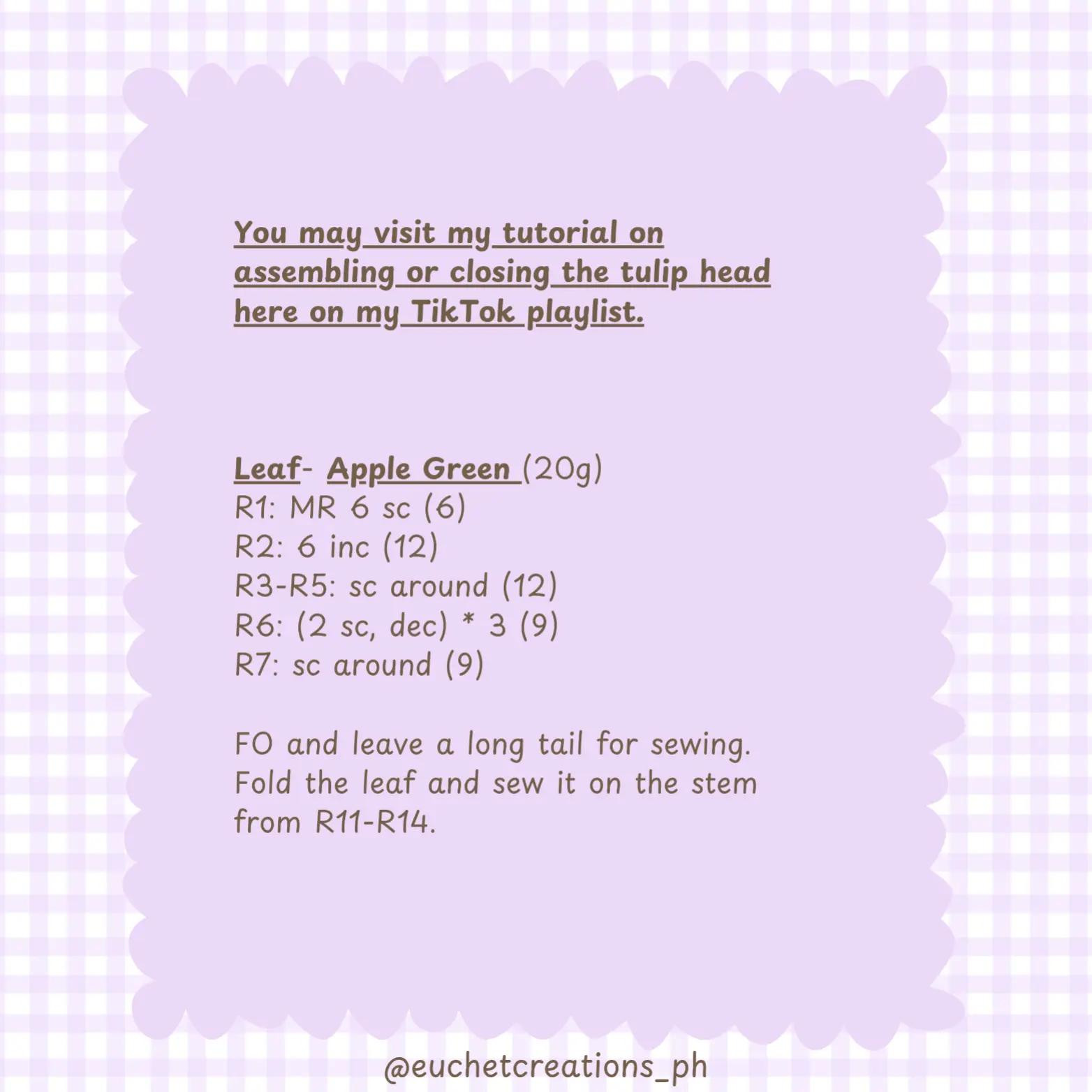 Chunky Tulip Pattern