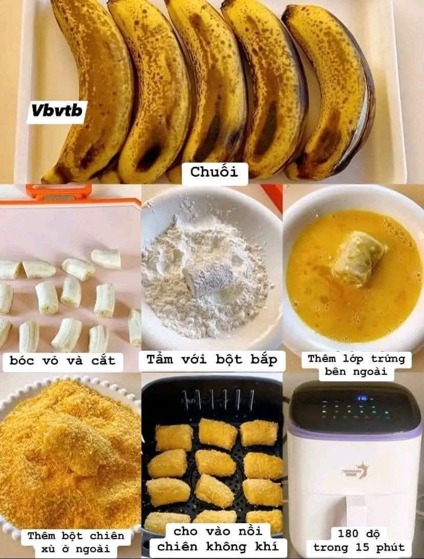 Chuối Chiên Giòn Ngon Ngất Ngây