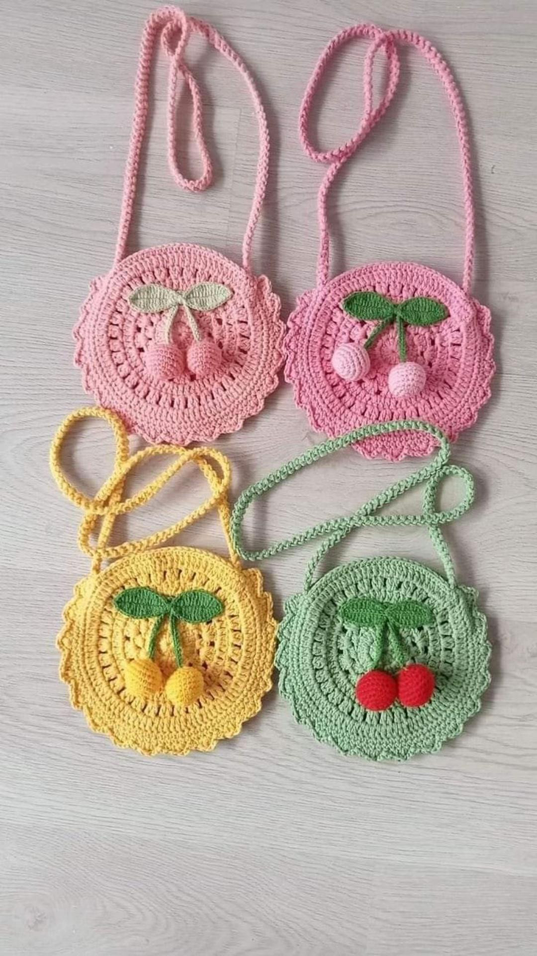 Colorful Crochet Flower Bags for Stylish Accessories