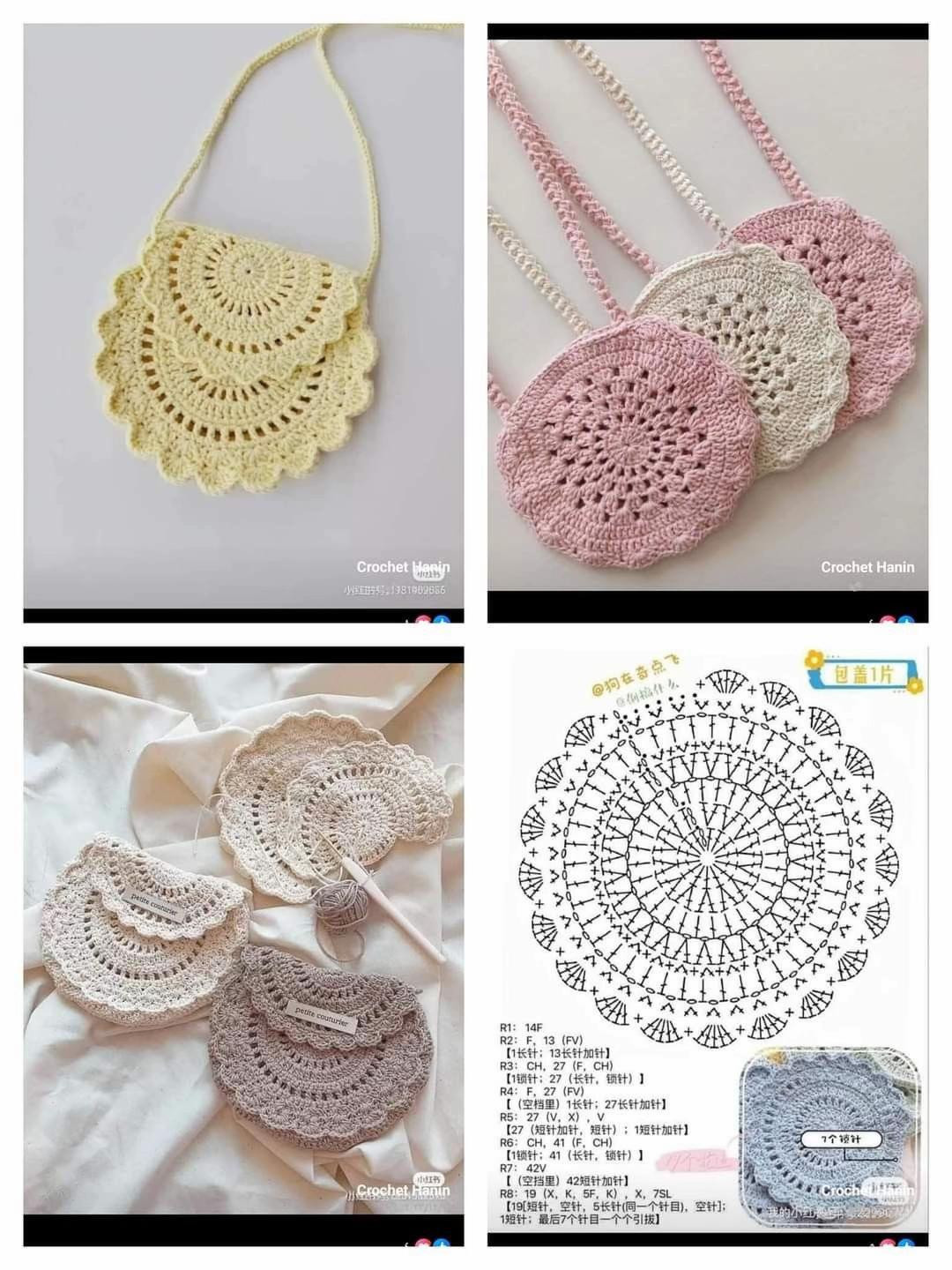 Colorful Crochet Flower Bags for Stylish Accessories