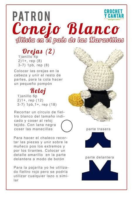 Conejo Encantador de Alicia en el País de las Maravillas