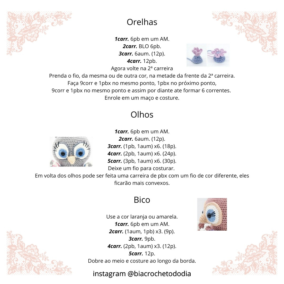 Corujinha de Amigurumi Fofa e Delicada para Decorar