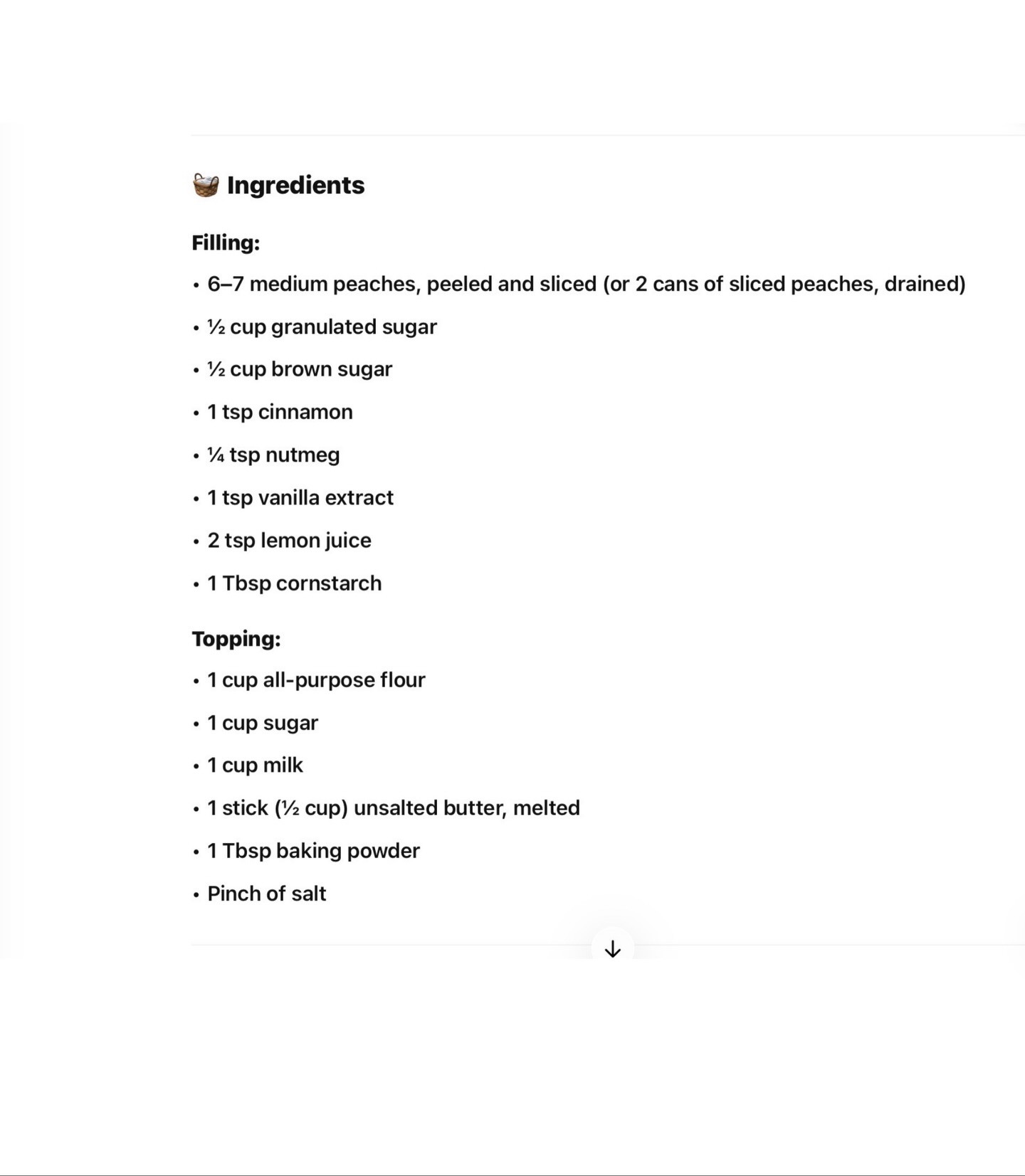 Cozy Autumn Peach Cobbler with Cinnamon and Candlelight Ambiance