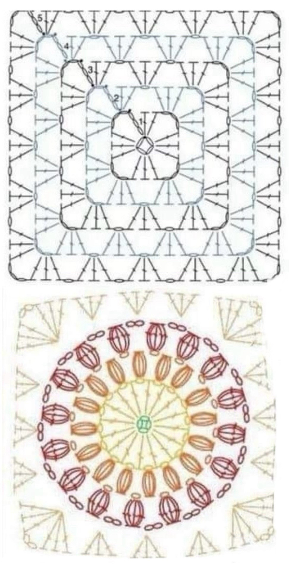 Cozy Granny Square Cardigan with Floral Design for Craft Lovers