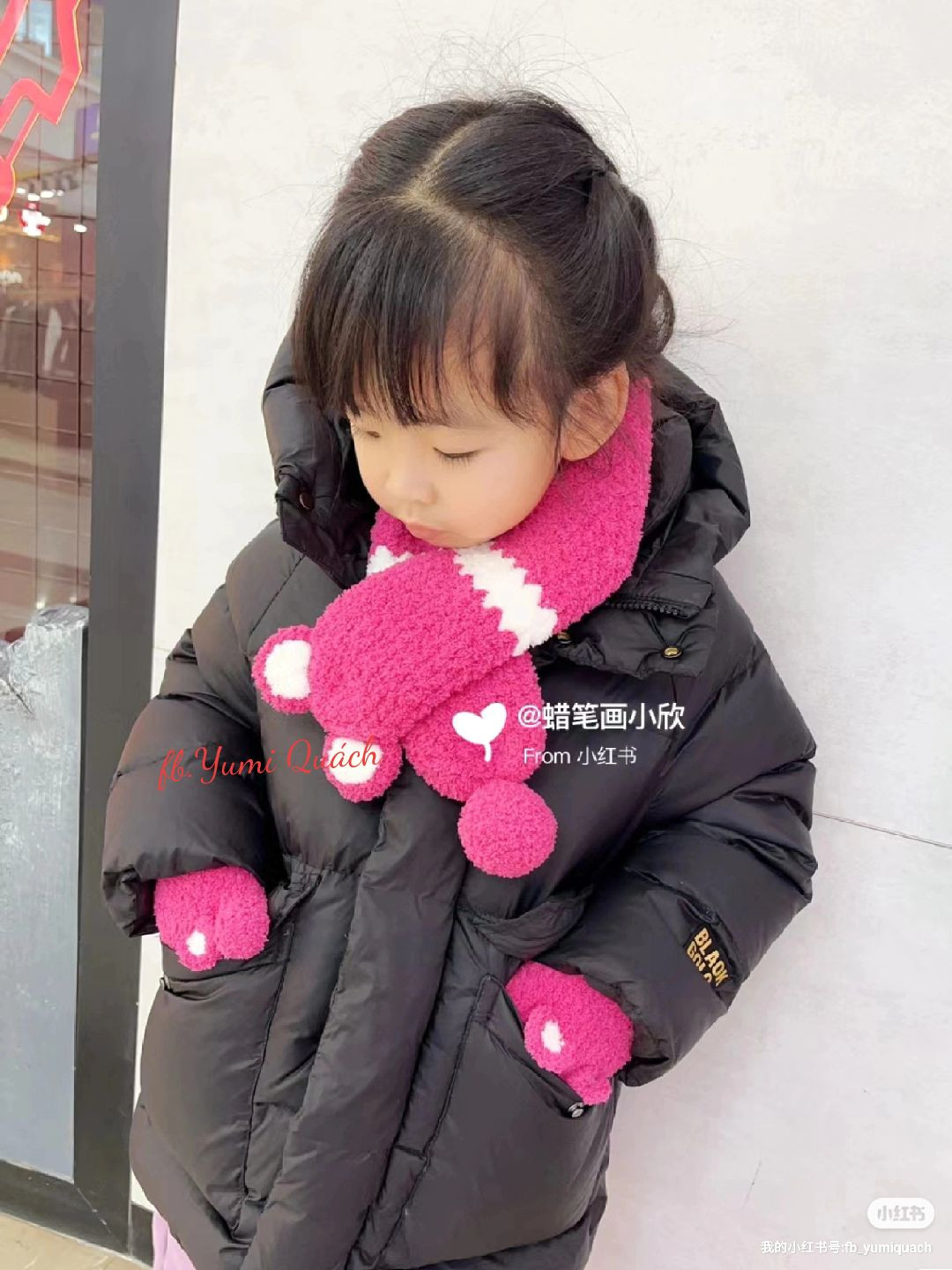 Cozy Pink Teddy Bear Mittens to Keep You Warm