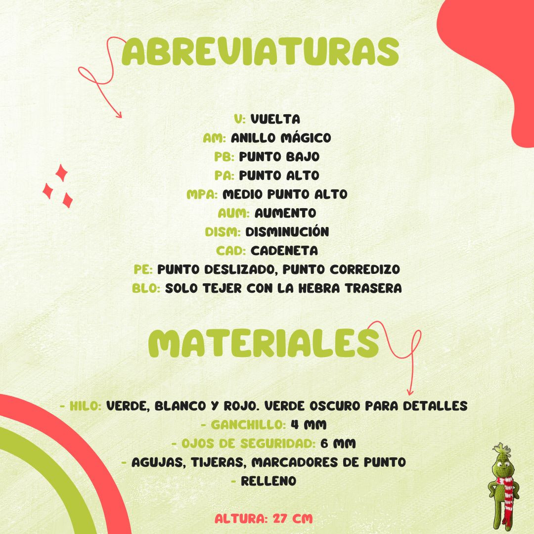 Crea tu propio Grinch Amigurumi con este patrón gratuito.