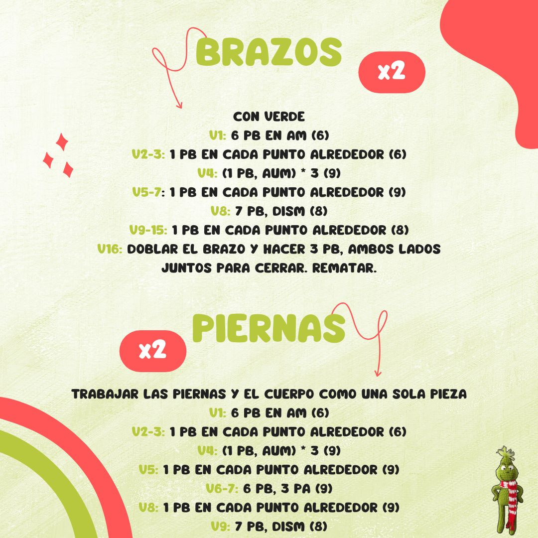 Crea tu propio Grinch Amigurumi con este patrón gratuito.
