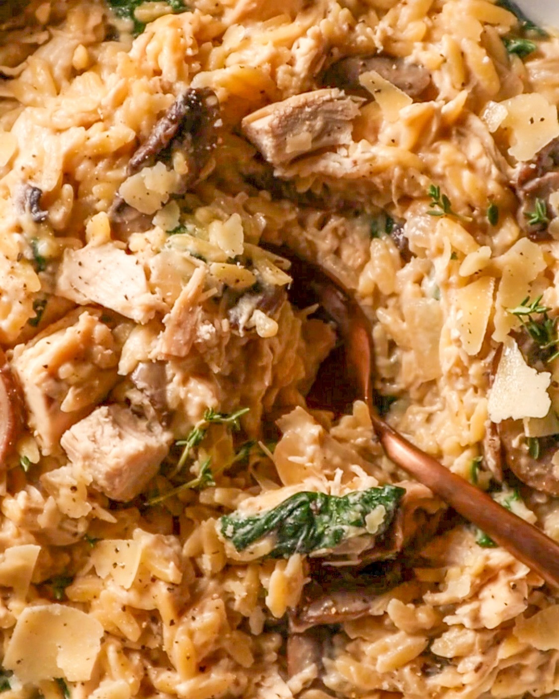 Creamy Lemon Chicken Orzo Delight