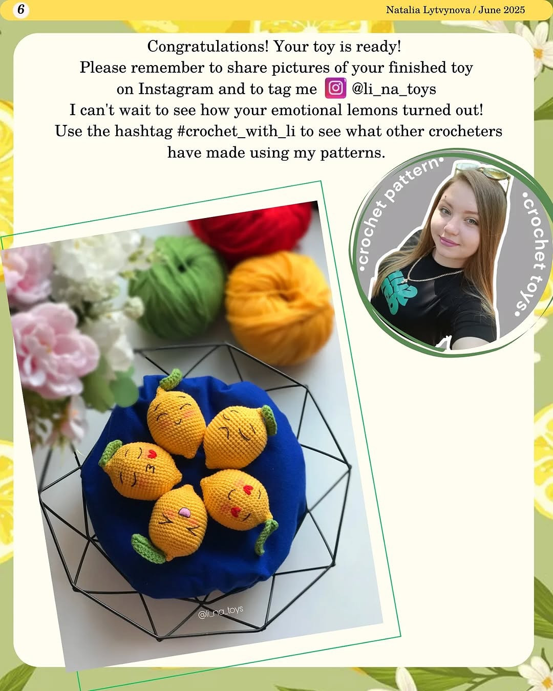 Create Emotional Lemons with This Free Crochet Pattern