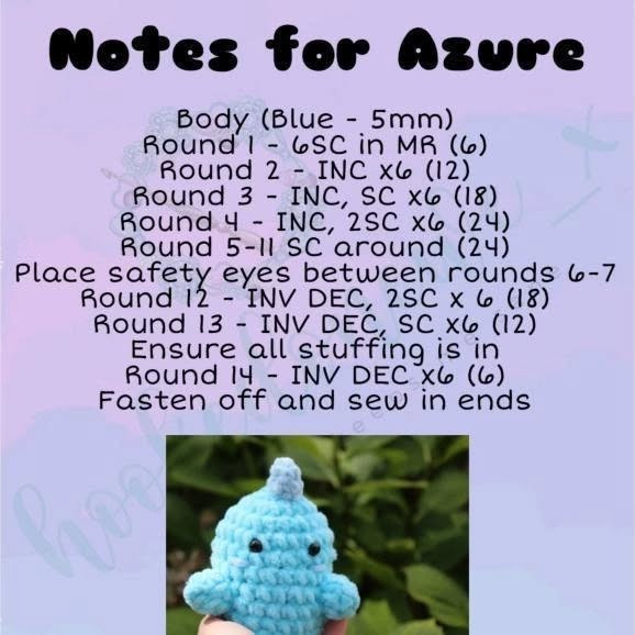 Create Your Own Cute Crochet Narwhal with Free Pattern