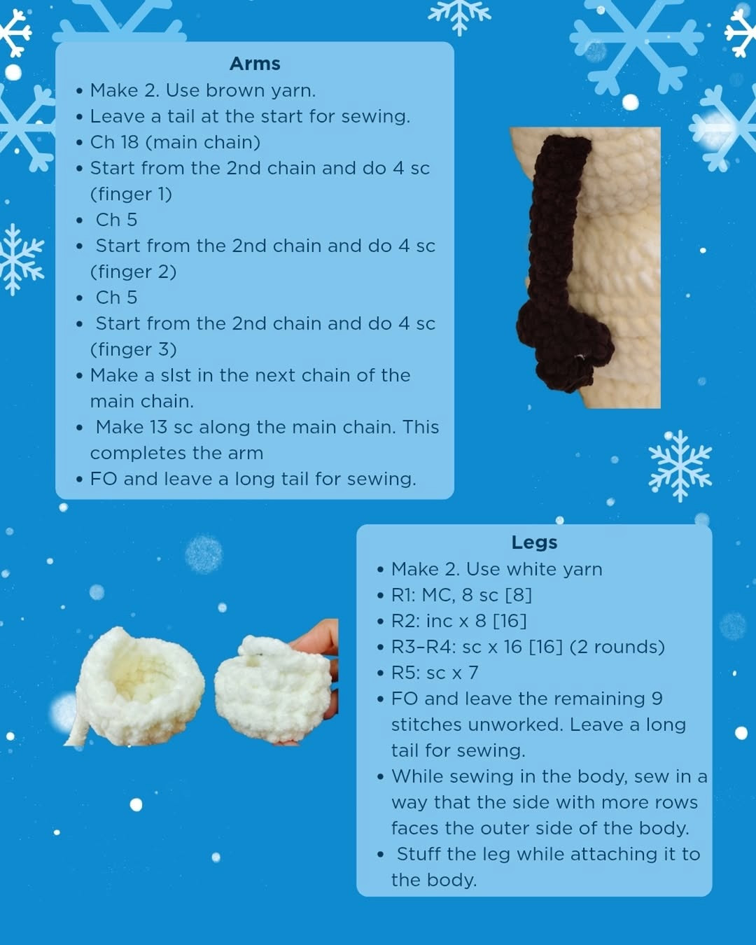 Create Your Own Olaf Inspired Snowman With This Free Crochet Pattern