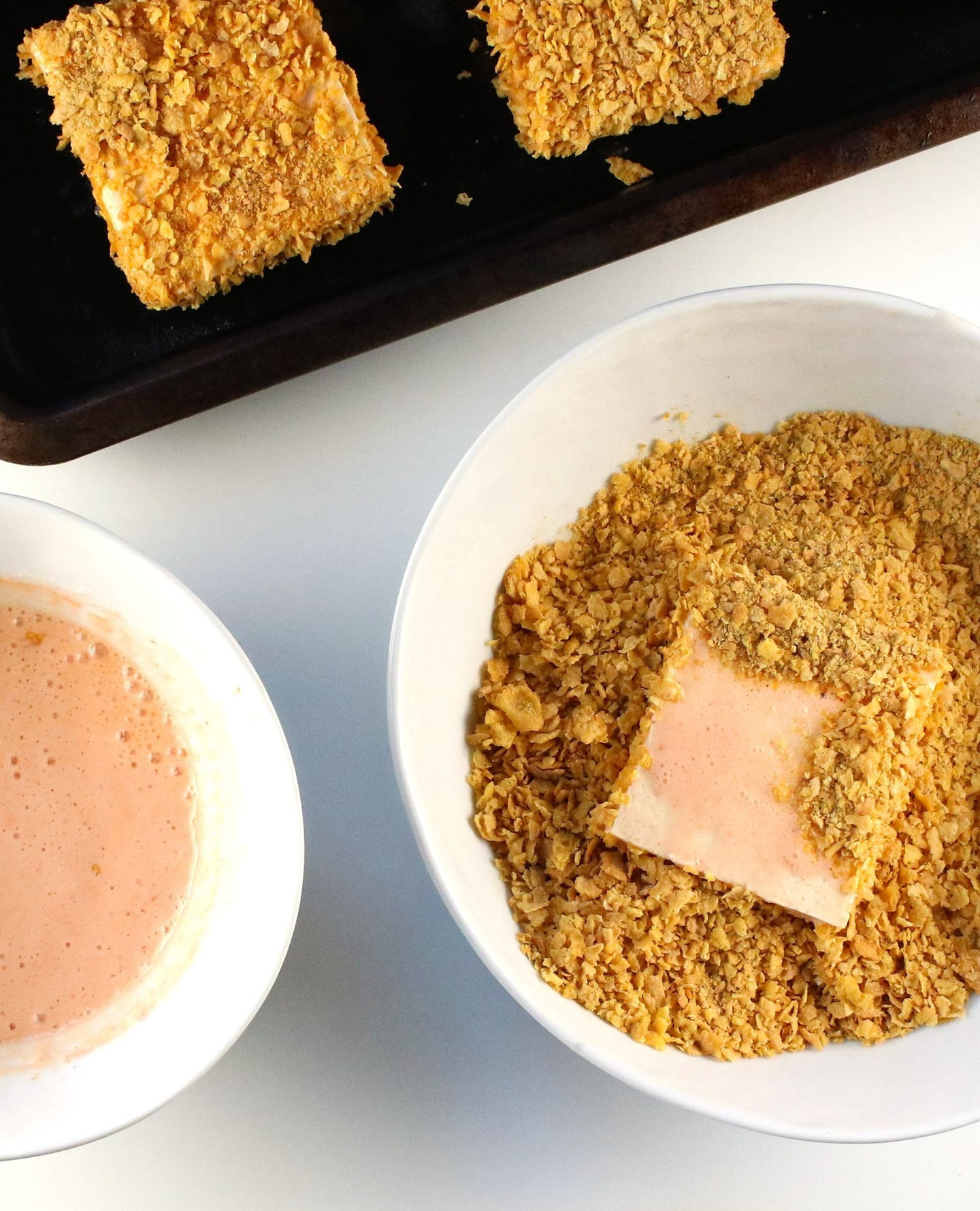 Crispy Vegan Tofu with Spicy Agave Honey Glaze