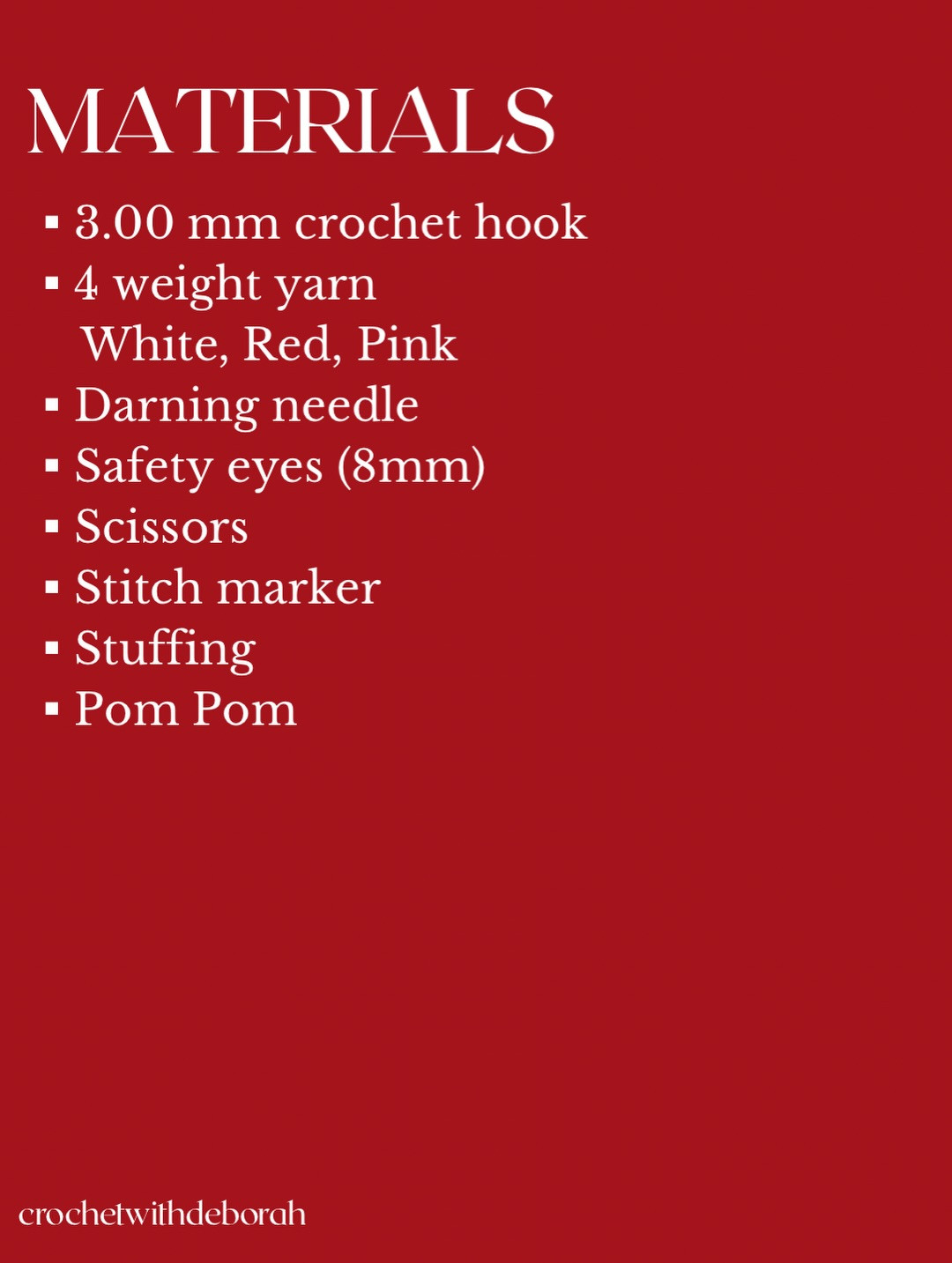 Crochet a Festive Christmas Bunny with This Free Pattern